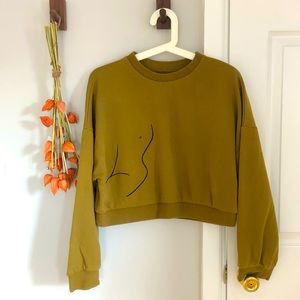Oak + Fort Cropped Sweatshirt